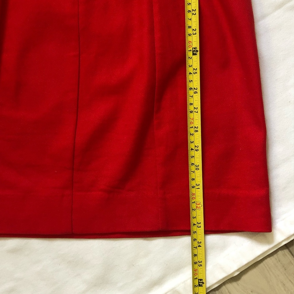 Maeve Red Shift Dress Women’s Open Back Bow Detail Mini Short Sleeve Size 4 - Picture 11 of 11